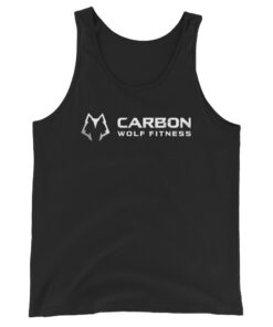Men's Classic Tank Top (White Print)
