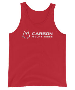 Men's Classic Tank Top (White Print) - Image 3