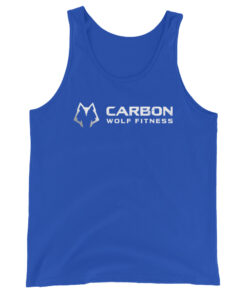 Men's Classic Tank Top (White Print) - Image 5