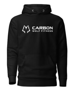 Men's Classic Hoodie (White Print) - Image 8