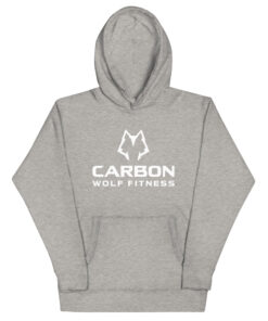 Women's Alpha Wolf Hoodie (White Print) - Image 27