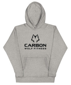 Women's Alpha Wolf Hoodie (Black Print) - Image 17