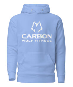 Women's Alpha Wolf Hoodie (White Print) - Image 8