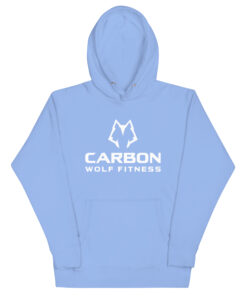Women's Alpha Wolf Hoodie (White Print) - Image 25