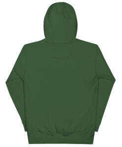 Women's Alpha Wolf Hoodie (White Print) - Image 20
