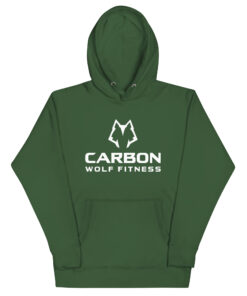 Women's Alpha Wolf Hoodie (White Print) - Image 19