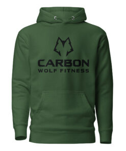 Women's Alpha Wolf Hoodie (Black Print) - Image 3