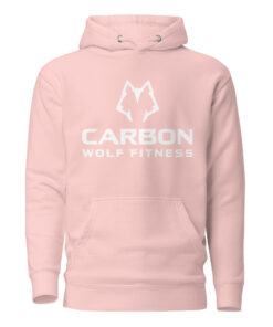 Women's Alpha Wolf Hoodie (White Print) - Image 10