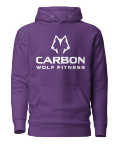 Women's Alpha Wolf Hoodie (White Print) - Image 4