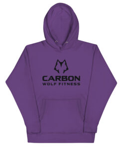 Women's Alpha Wolf Hoodie (Black Print) - Image 12
