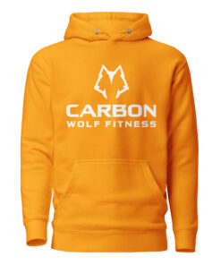Women's Alpha Wolf Hoodie (White Print) - Image 7