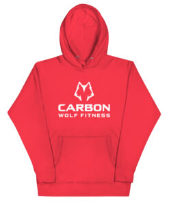 Women's Alpha Wolf Hoodie (White Print) - Image 21