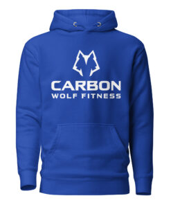 Women's Alpha Wolf Hoodie (White Print) - Image 3