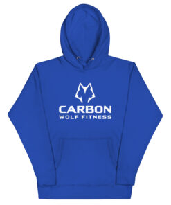 Women's Alpha Wolf Hoodie (White Print) - Image 15