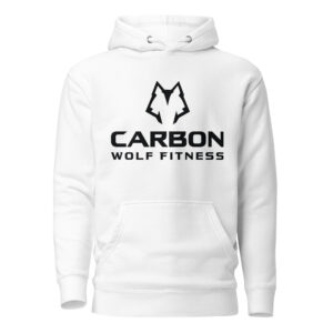 Men's Alpha Wolf Hoodie (Black Print)