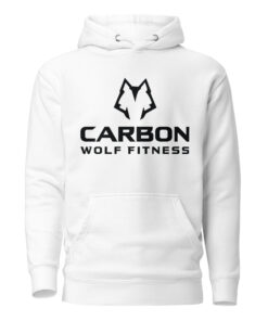 Women's Alpha Wolf Hoodie (Black Print) - Image 9