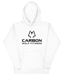 Women's Alpha Wolf Hoodie (Black Print) - Image 10