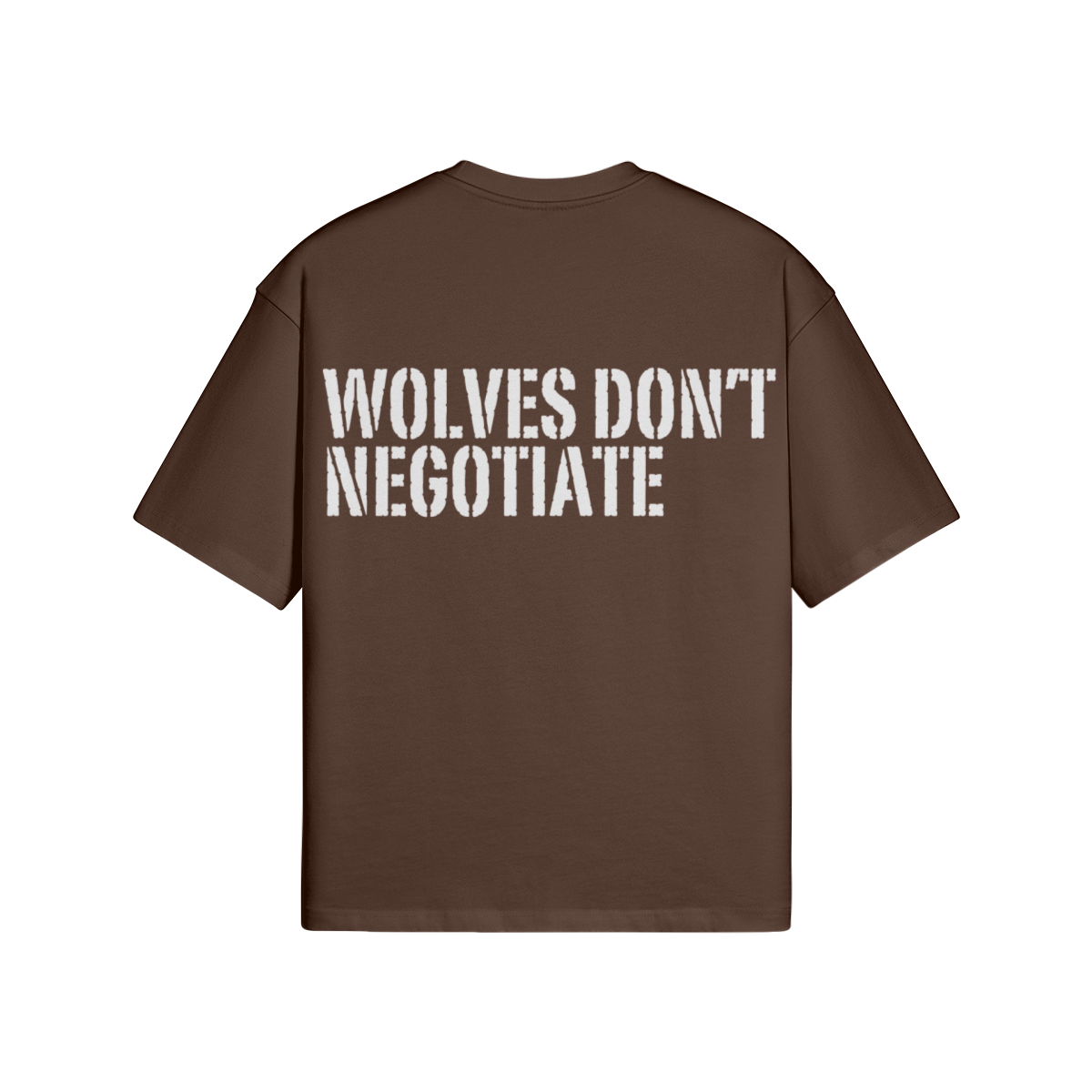 Wolves Don't Negotiate Oversized T-shirt - Image 12