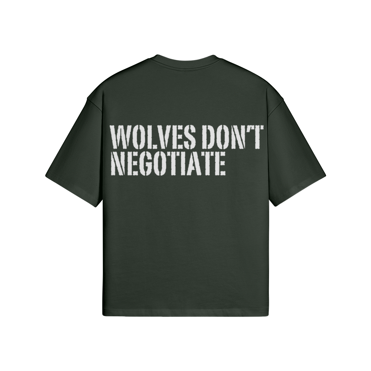 Wolves Don't Negotiate Oversized T-shirt - Image 11