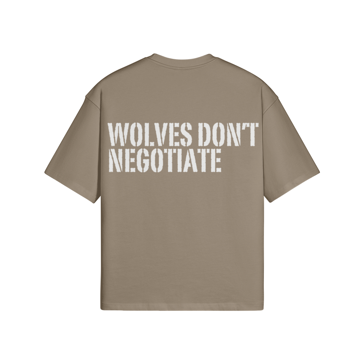 Wolves Don't Negotiate Oversized T-shirt - Image 10