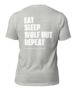 Men's Eat Sleep Wolfout Repeat T-shirt - Image 14