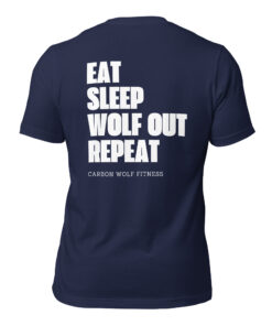 Men's Eat Sleep Wolfout Repeat T-shirt - Image 5