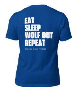 Men's Eat Sleep Wolfout Repeat T-shirt - Image 9