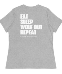 Women's Eat Sleep Wolfout Repeat Tshirt - Image 30