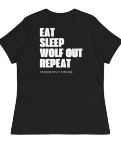 Women's Eat Sleep Wolfout Repeat Tshirt - Image 20
