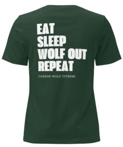Women's Eat Sleep Wolfout Repeat Tshirt - Image 16