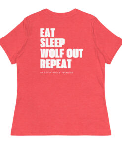 Women's Eat Sleep Wolfout Repeat Tshirt - Image 26