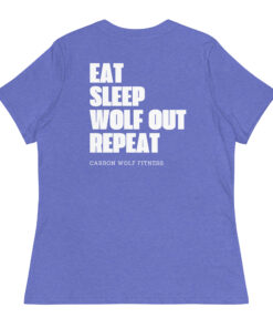 Women's Eat Sleep Wolfout Repeat Tshirt - Image 23