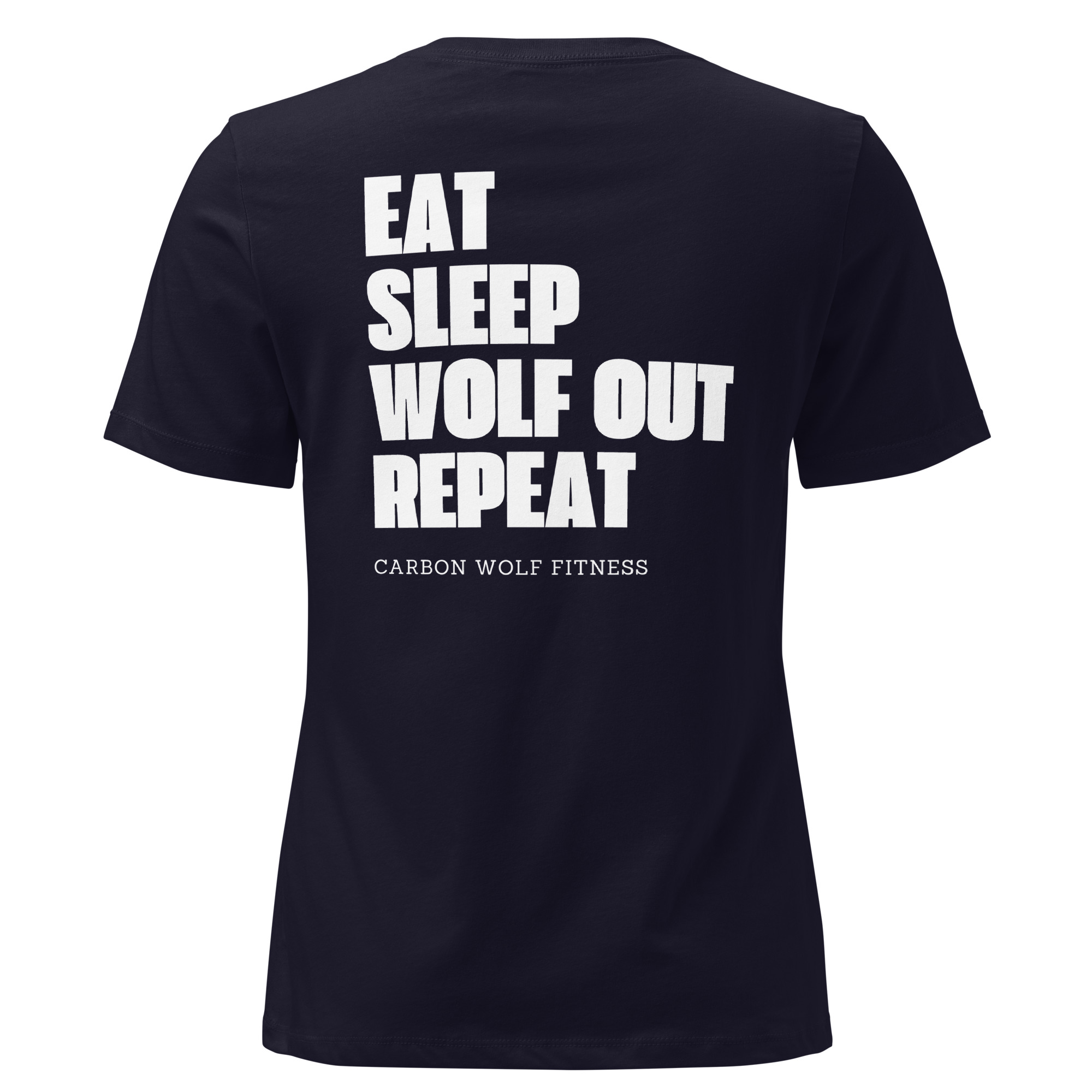 Women's Eat Sleep Wolfout Repeat Tshirt - Image 3