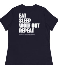 Women's Eat Sleep Wolfout Repeat Tshirt - Image 18