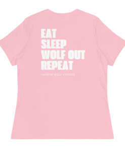 Women's Eat Sleep Wolfout Repeat Tshirt - Image 32