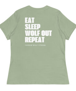 Women's Eat Sleep Wolfout Repeat Tshirt - Image 27