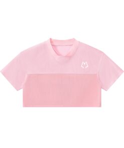 Women’s Cropped Paneled V-Neck Jersey - Image 3