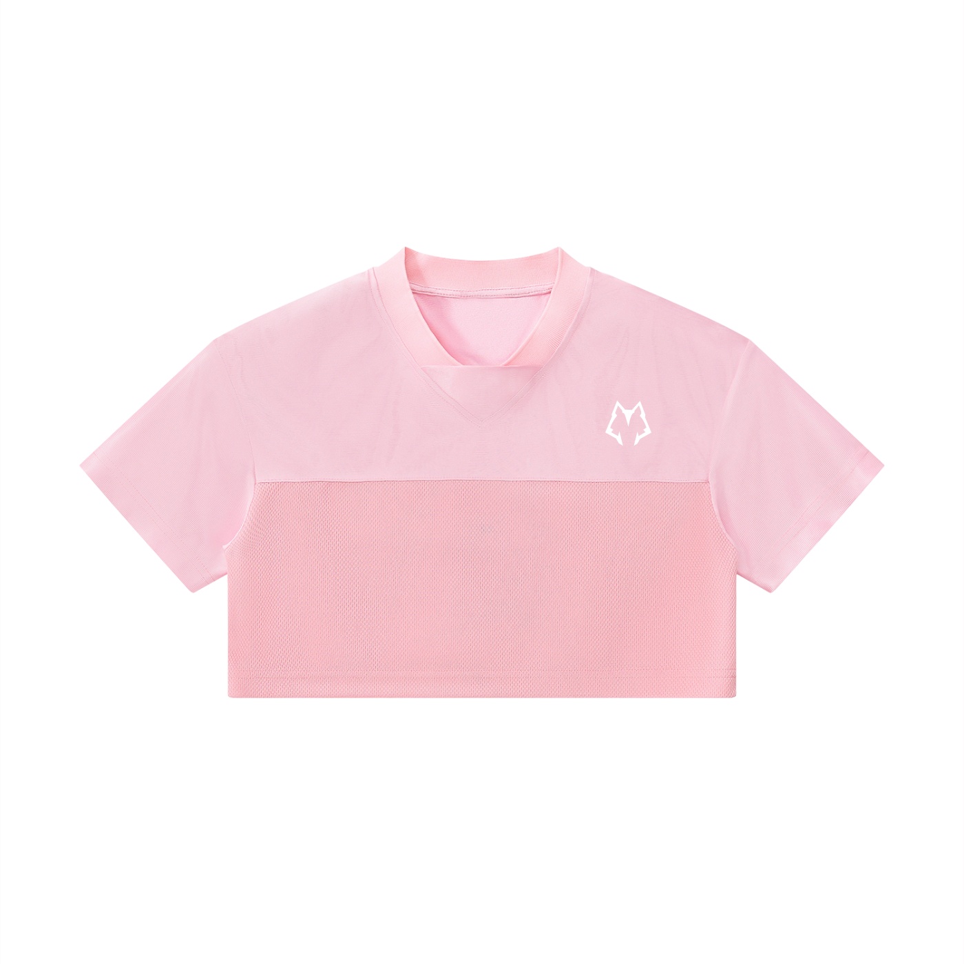 Women’s Cropped Paneled V-Neck Jersey - Image 3