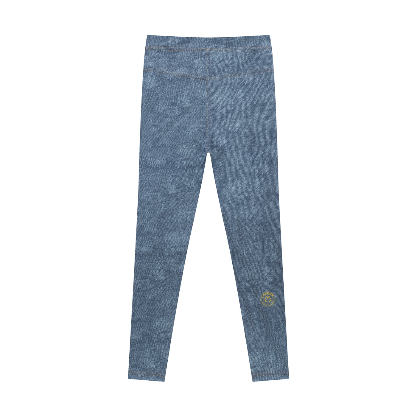 Women's Faux Denim Zip-Fly Leggings - Image 2