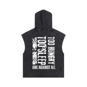Too Hungry Too Sleep Hooded Tank Top