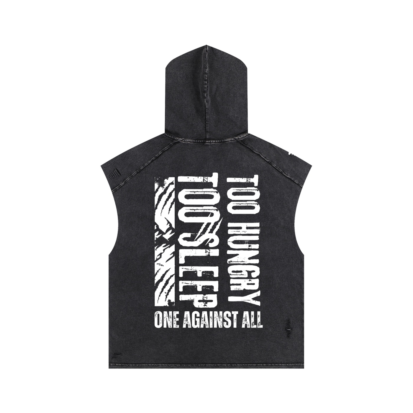 Too Hungry Too Sleep Hooded Tank Top