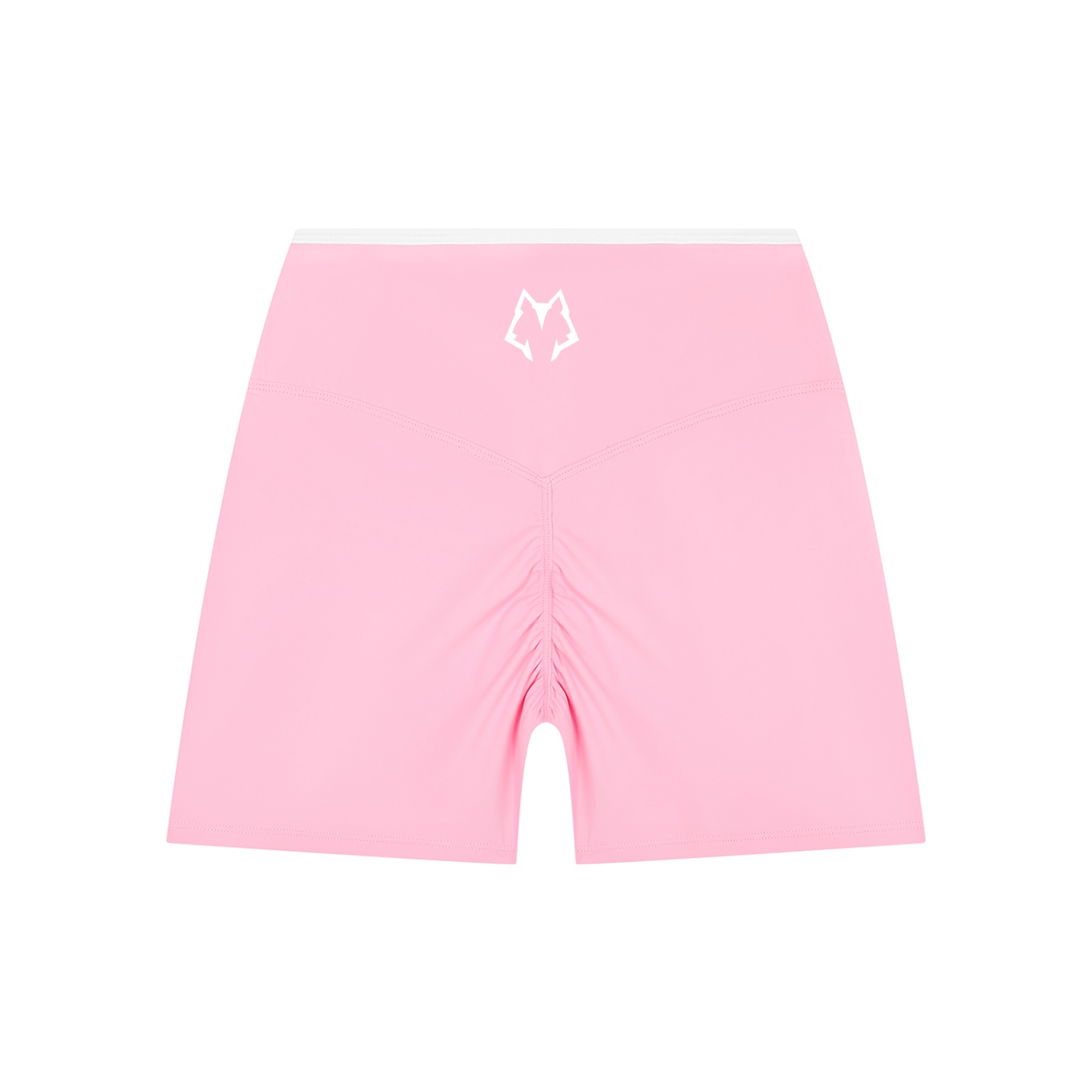 Women’s Lone Wolf High Rise Color Block Yoga Shorts - Image 4