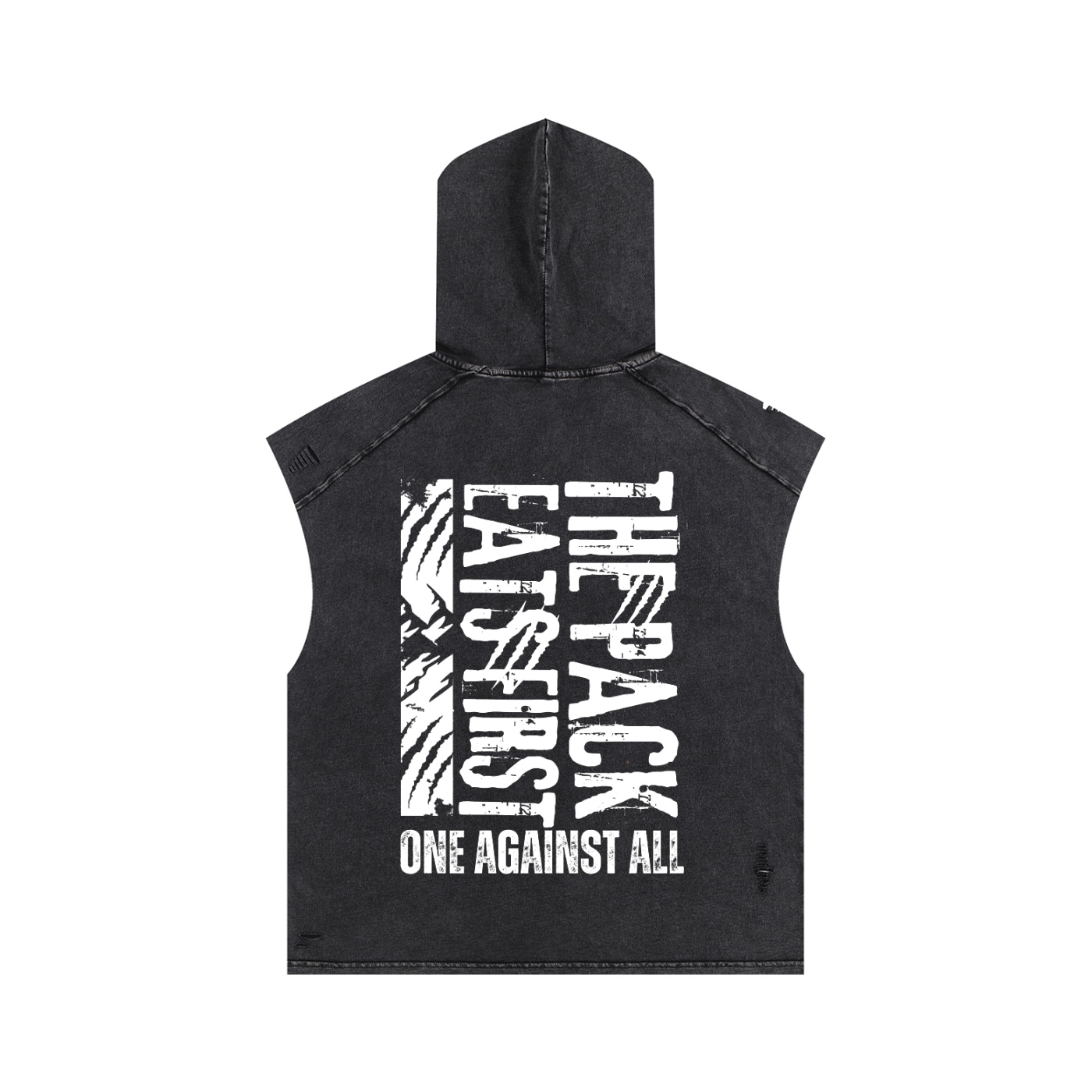 The Pack Eats First Hooded Tank Top