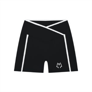 Women’s Lone Wolf High Rise Color Block Yoga Shorts