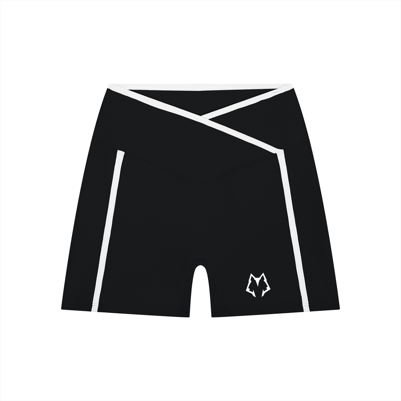 Women’s Lone Wolf High Rise Color Block Yoga Shorts