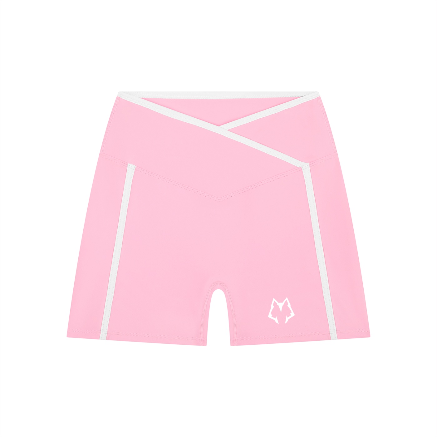 Women’s Lone Wolf High Rise Color Block Yoga Shorts - Image 3