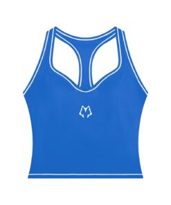 Women’s Lone Wolf Topstitching Yoga Tank Top - Image 7