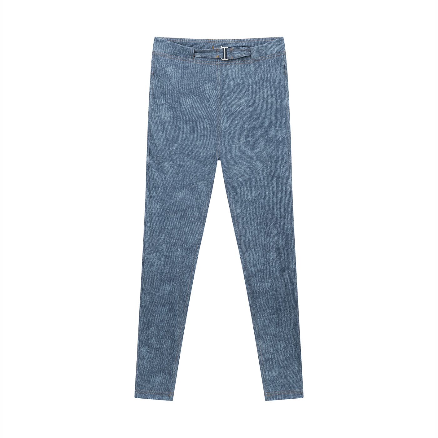 Women's Faux Denim Zip-Fly Leggings