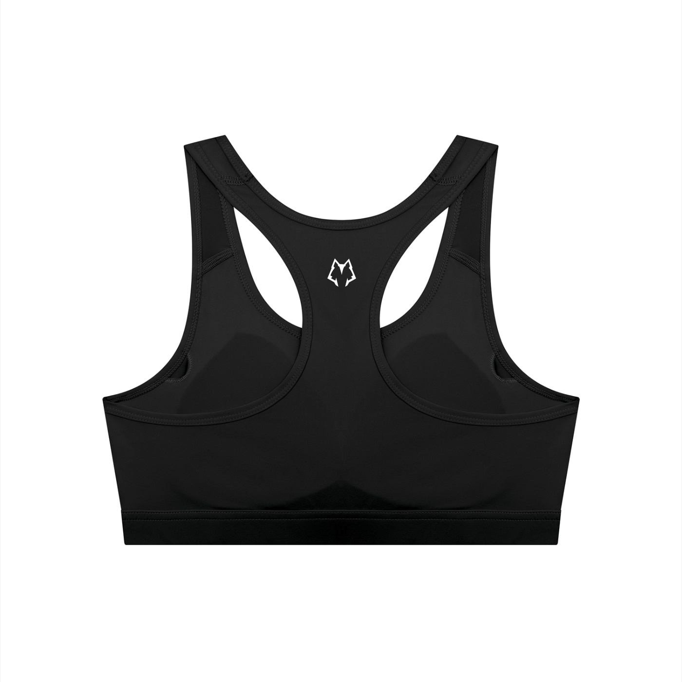 Women's Cropped Lone Wolf Sports Bra - Image 3