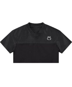 Women’s Cropped Paneled V-Neck Jersey